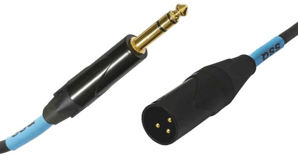 SOUND STATION QUALITY (SSQ) SSQ JSXM5 SS-1464 Cable Jack Stereo - XLR 3-pin Male 5 m Juodas