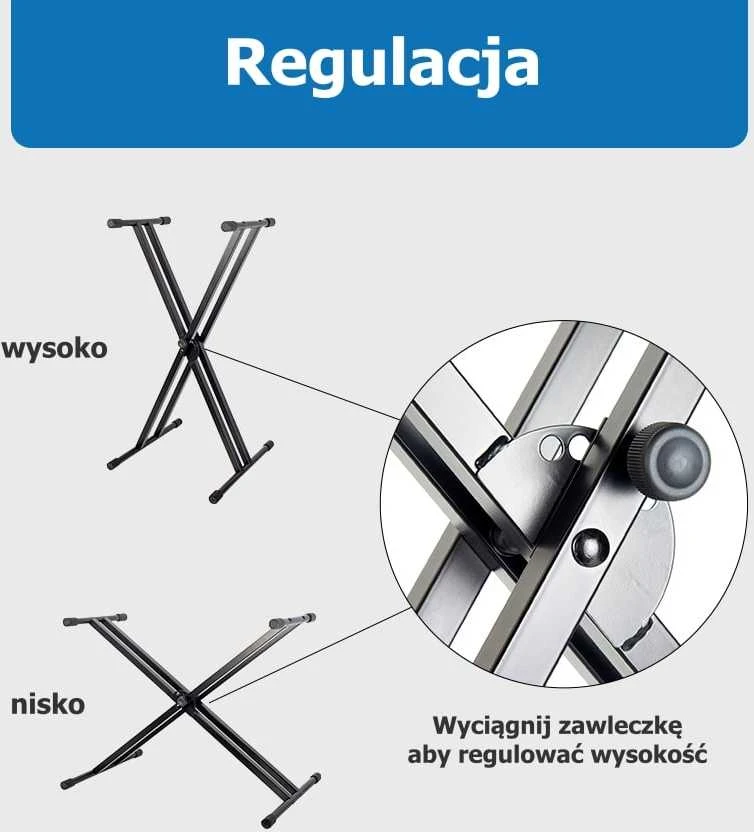SOUND STATION QUALITY (SSQ) Garso stoties kokybė (ssq) SSQ KS2 - dvigubas klaviatūros stovas