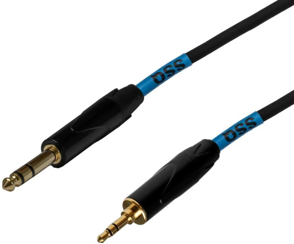 SSQ garso kabelis 3.5mm ir 6.3mm jungtimis