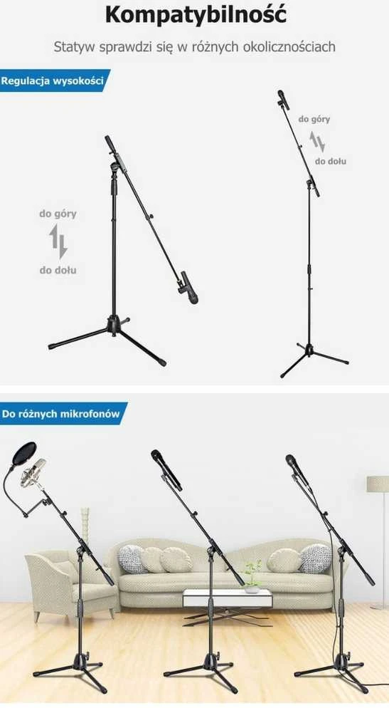 sound station quality (ssq) SSQ MS1 - sulankstomas mikrofono stovas