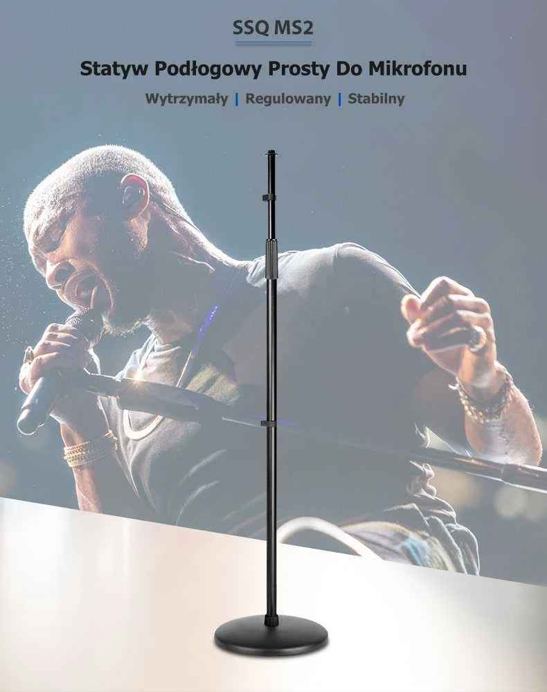 SOUND STATION QUALITY (SSQ) Sound Station Quality Mikrofono Stovas - SSQ MS2 Tiesus