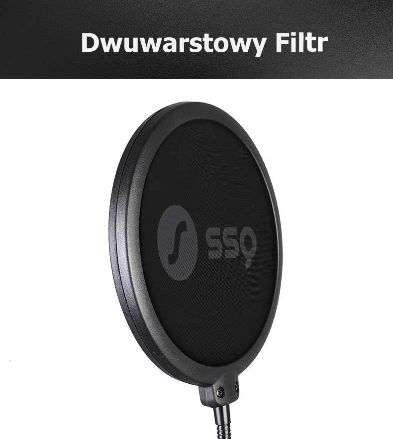 garso stoties kokybė (ssq) SSQ POP1 – dvigubas pop filtras