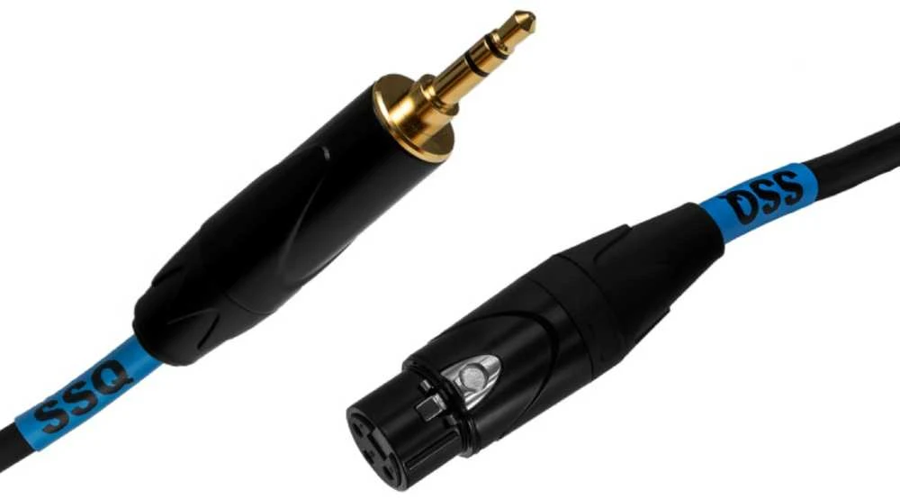 sound station quality (ssq) SSQ XLRMi0,5 - XLR moteriškas - stereo lizdas 3,5 mm kabelis, 0,5 m