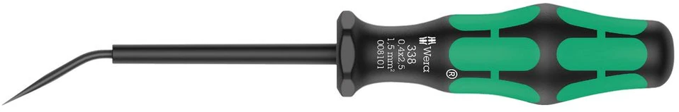 Įrankis rinklių kontaktams 0.4x2.5x81mm 008101 Wera
