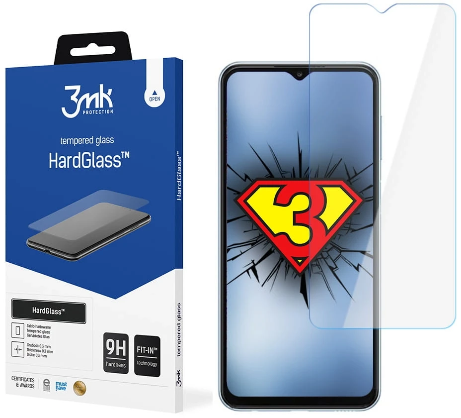 LCD apsauginis stikliukas 3mk Hard Glass Samsung A235 A23 4G/A236 A23 5G