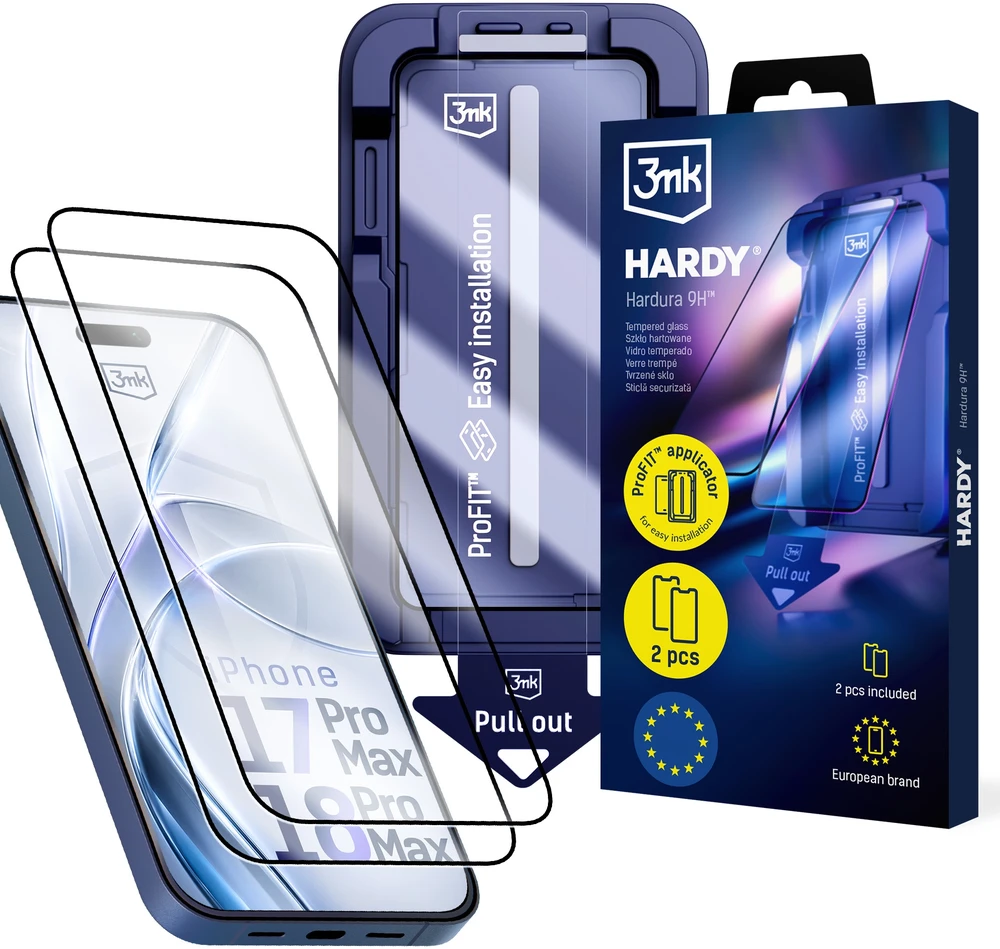 3mk Apple iPhone 17 Pro Max - Hardy Hardura 9H