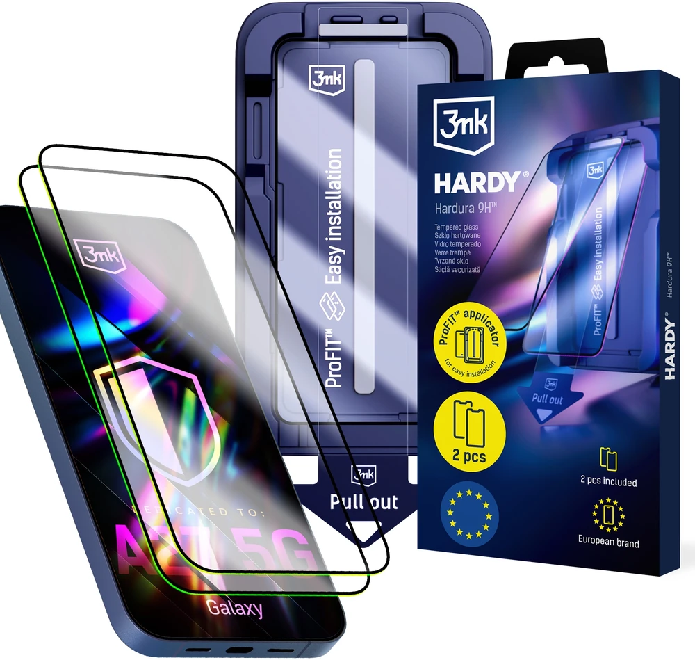 3MK Hardy Hardura 9H grūdintas stiklas, skirtas Samsung Galaxy A27