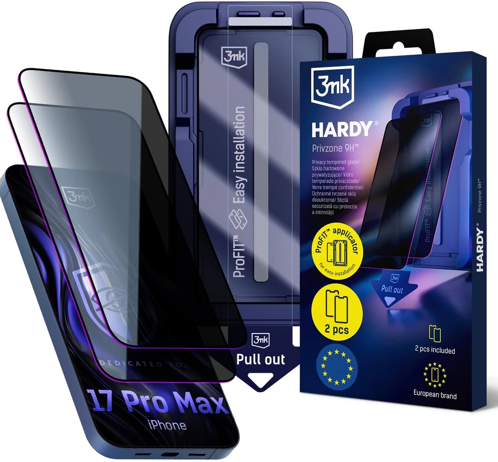 3mk Apple iPhone 17 Pro Max – Hardy Privzone 9H