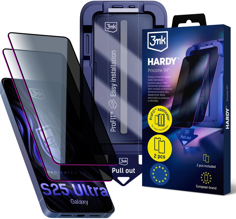 3mk Samsung Galaxy S25 Ultra - Hardy Privzone 9H