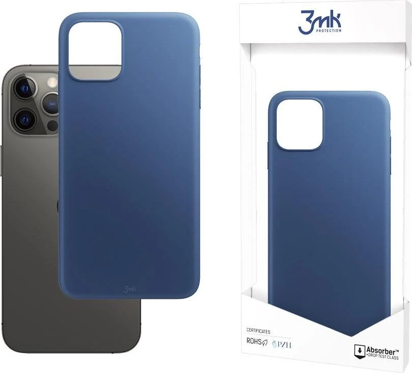 3Mk Protection 3mk Matt matinis mėlynas dėklas iPhone 12 Pro Max