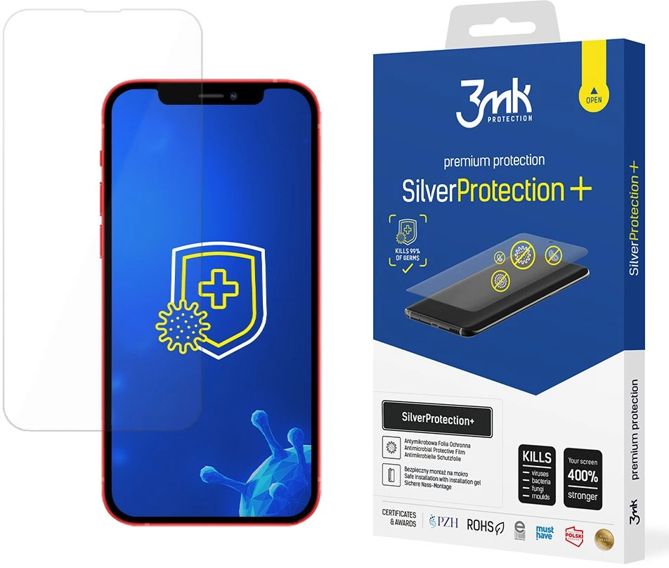LCD apsauginė plėvelė 3mk Sidabrinis Protection+ Samsung S908 S22 Ultra 5G