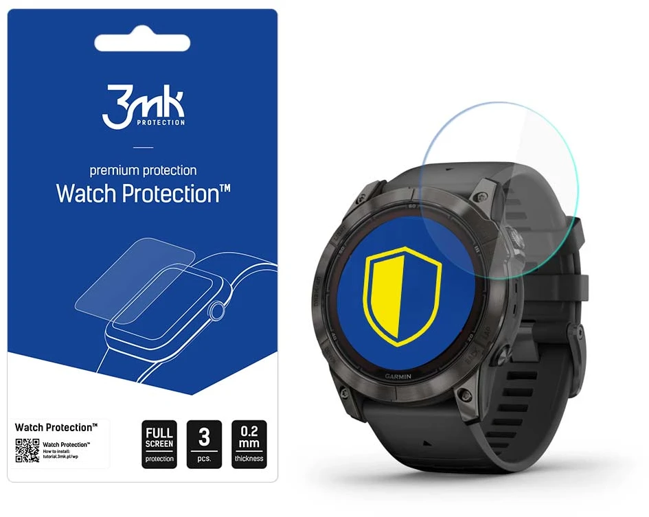 3MK „FlexibleGlass“ laikrodis „Garmin Fenix 7XPro Solar Hybrid Glass“