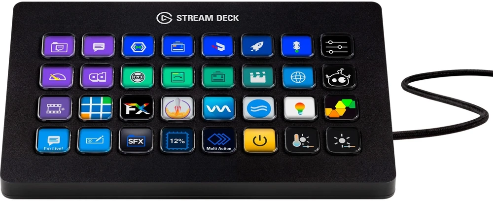 Elgato Stream Deck XL, spartus praplėstų funkcijų paleidimo įrenginys