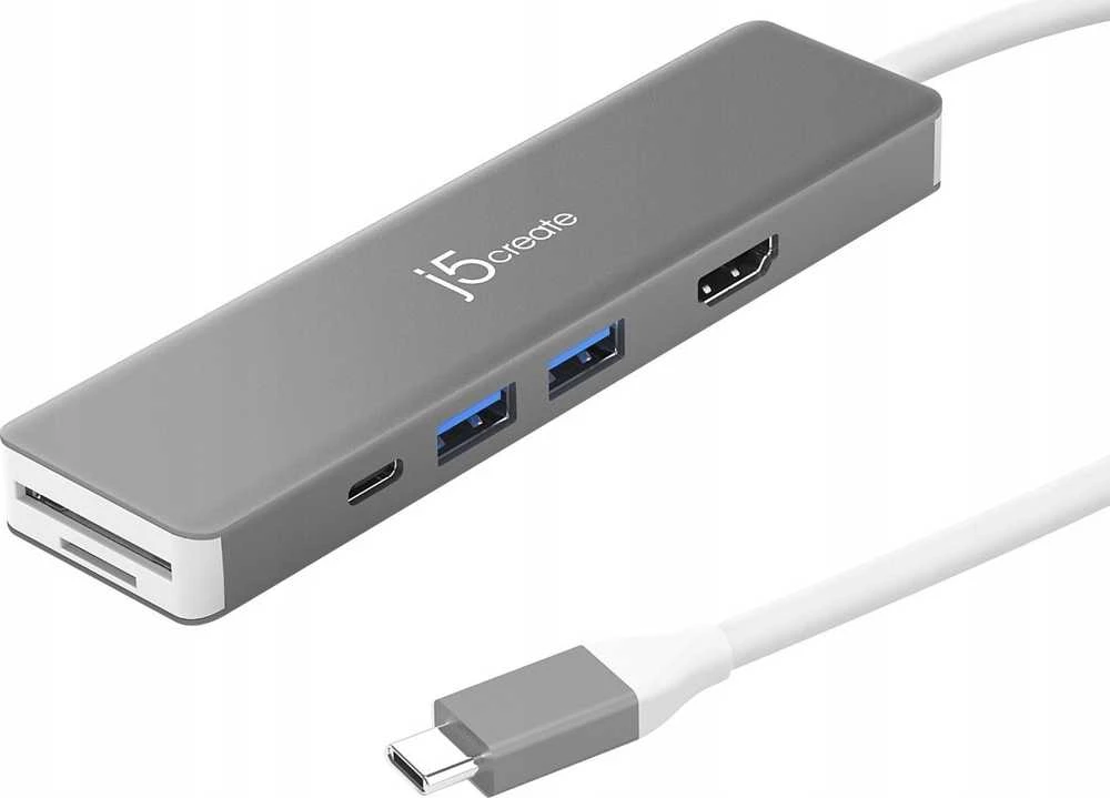 J5create – 4k60 Elite USB-C 10gbps daugiafunkcis adapteris