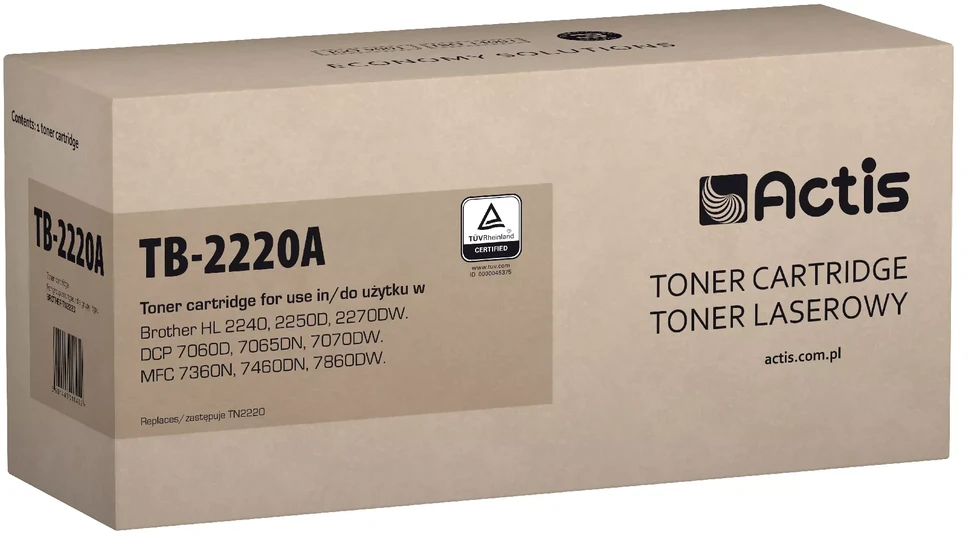 Tonerio Kasetė - Actis TB-2220A, Juoda