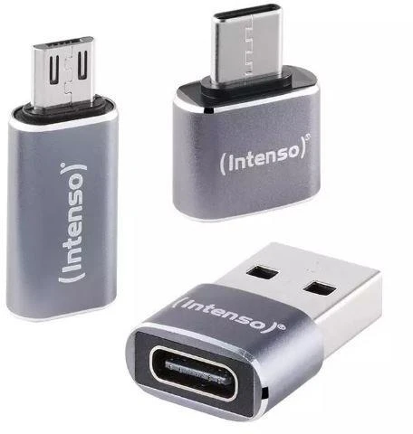 Intenso USB intensyvumo adapteris USB-C/USB-A USB-C/MICR/MIX480 (7600913)