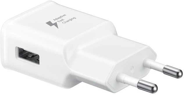 Samsung EP-TA200EWE Adaptive 15W Plug USB 3.1 Quick Charge 3.0 Fast Charger Baltas (OEM)