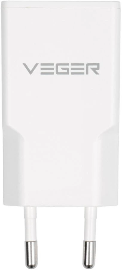 Telefono įkroviklis VEGER USB A + USB C QC PD 30W 30W1A1C baltas