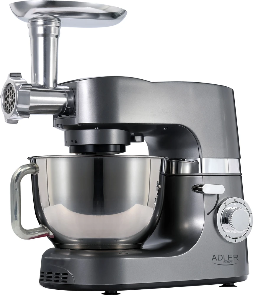Adler | Planetary virtuvinis kombainas | AD 4221 | 1200 W | Greičių skaičius 6 | Bowl capacity 7 L | mėsmalė | Steel