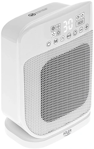 Adler | Šildytuvas | AD 7728 | Ventiliatorinis šildytuvas | 2000 W | Galios lygių skaičius 2 | Baltas