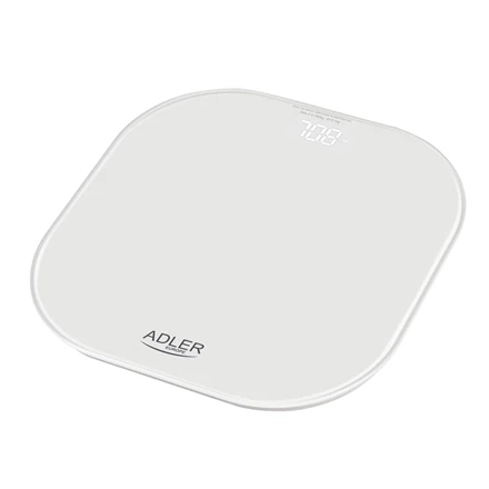 Virtuvinės svarstyklės Adler vonios svarstyklės | AD 8188 | Didžiausias svoris (keliamoji galia) 180 kg | Tikslumas 100 g | Baltas