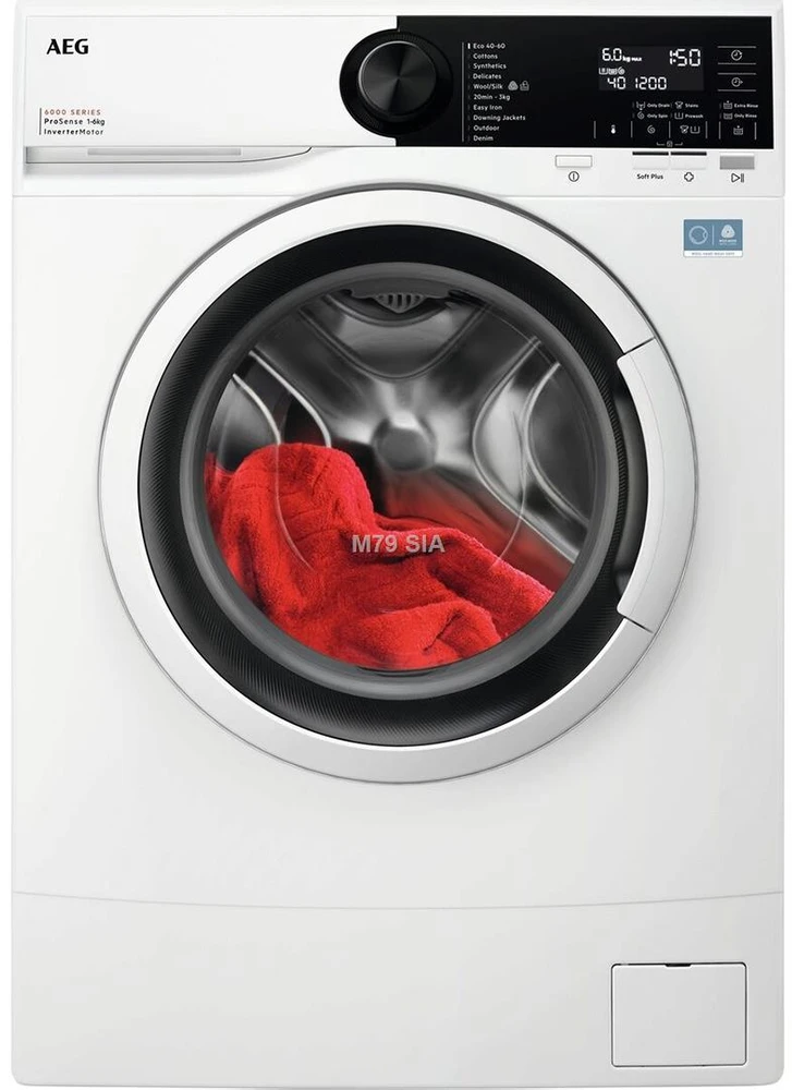Skalbimo mašina AEG 6000 serija, ProSense, L6SE26WE, 6kg