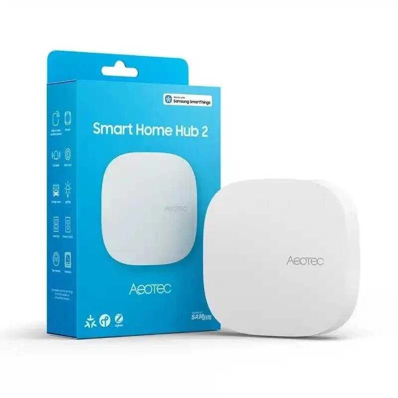 „Aeotec Smart Home Hub 2“ – „SmartThings“ valdiklis su „Matter“, „Thread“ ir „Zigbee“