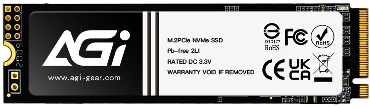 Agi Technology 512 GB SSD AGI AI298 M.2 NVMe Gen3 x4 (AGI512GIMAI298)