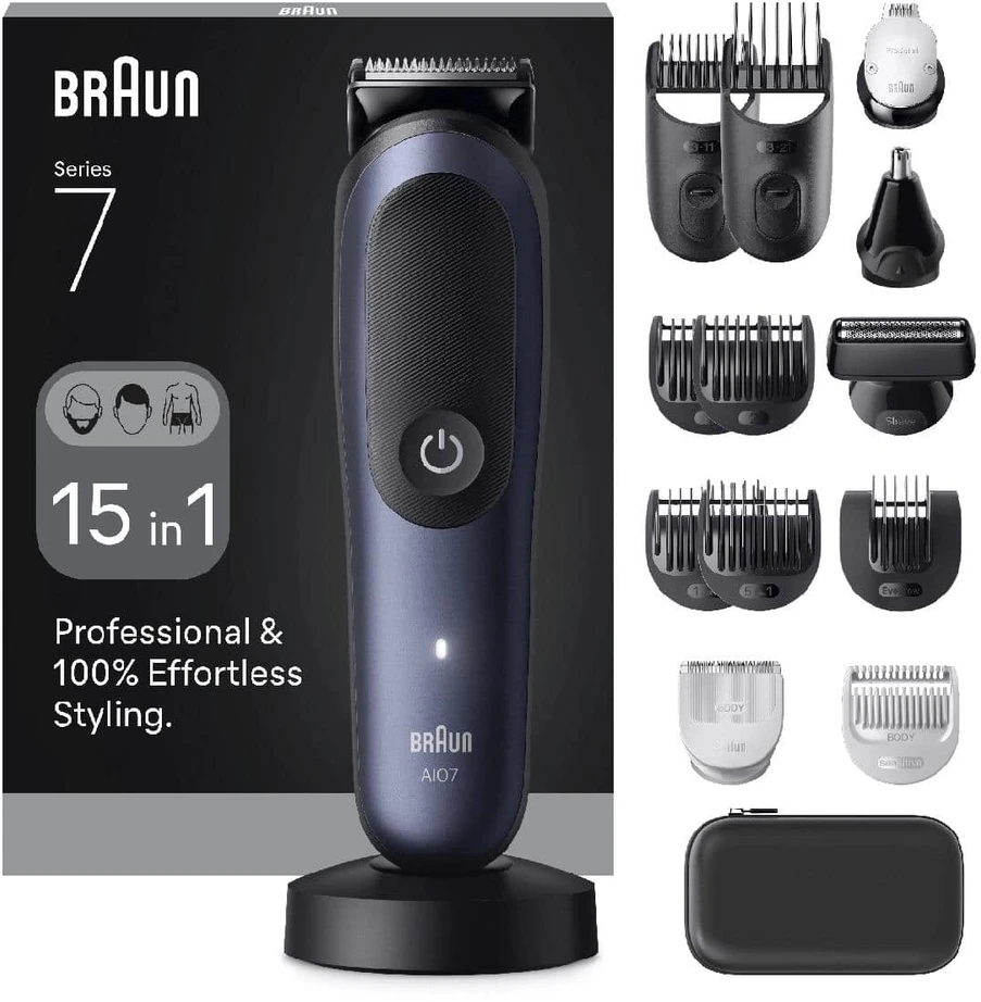 AIO7580 Braun Kirpimo Rinkinys Viskas Viename 15in1