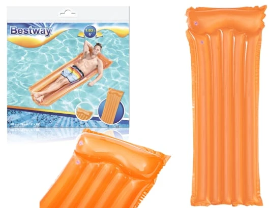 Pripučiamas plaukimo čiužinys Bestway, 183 x 76 cm, oranžinis
