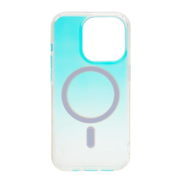 Connect Caurspīdīga Magnētiskā Vāka iPhone 14 Pro Max Gradient Chameleon Apdare MagSafe Saderīgs Triecienizturīgs TPU Dizains