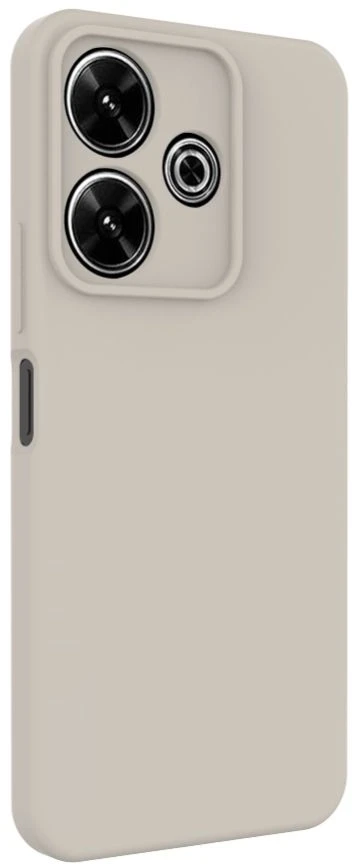 Back Cover Connect Xiaomi Redmi Note 13 Pro Premium Quality Soft Touch Silikoninis dėklas Sidabrinis