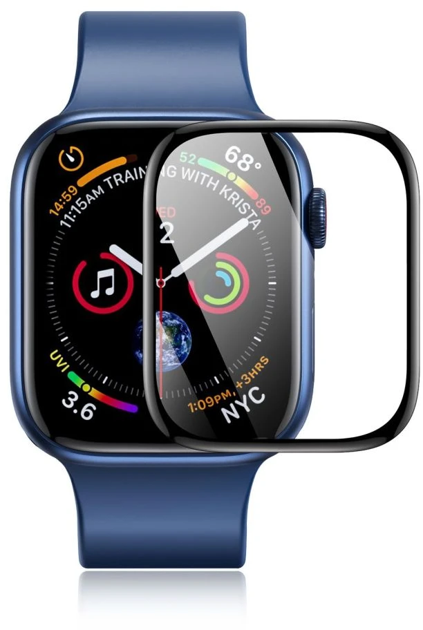 Dux Ducis Protector LCD PMMA su rėmeliu Apple Watch 10 46 mm juodas