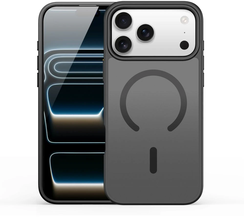 Dux Ducis Yind Apple iPhone 17 Pro Dėklas suderinamas su MagSafe – juodos spalvos