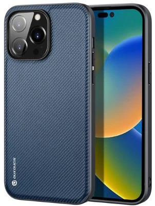 Dux Ducis Fino dėklas skirtas iPhone 14 Pro, mėlynas