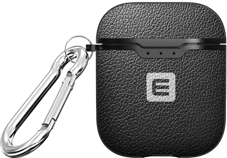 Evelatus Priedai do słuchawek Tylny pokrowiec Apple dėklas skirtas AirPods Juodas (EAC01BK)