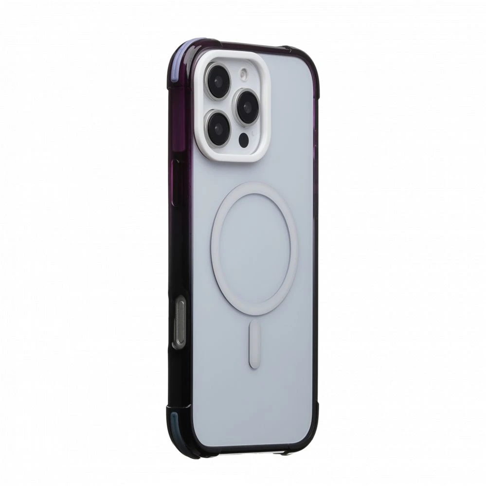 Evelatus iPhone 16 Pro Max Aizsargājošs Gradient Krāsas MagSafe Violeti Melnais