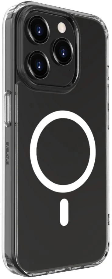 Dėklas Evelatus Apple iPhone 15 Pro Max Clear Case with MagSafe Transparent