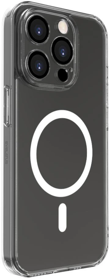Dėklas Evelatus Apple iPhone 15 Pro Clear Case With MagSafe and Camera Protection Transparent
