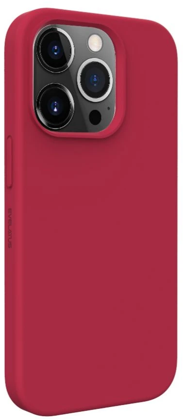 Dėklas Evelatus Apple iPhone 14 Pro 6.1 Premium Soft Touch Silicone case Raudona