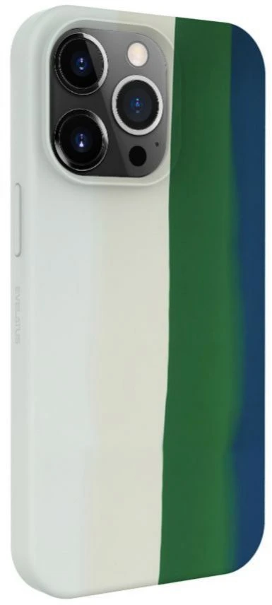 Dėklas Evelatus Apple iPhone 14 Pro Silicone case Multi-Colored Žalias