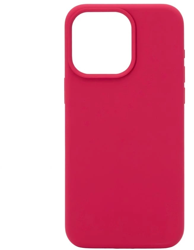 Evelatus Apple iPhone 15 Pro Max Premium Magsafe Soft Touch Silikoninis dėklas New Function Rose Raudona