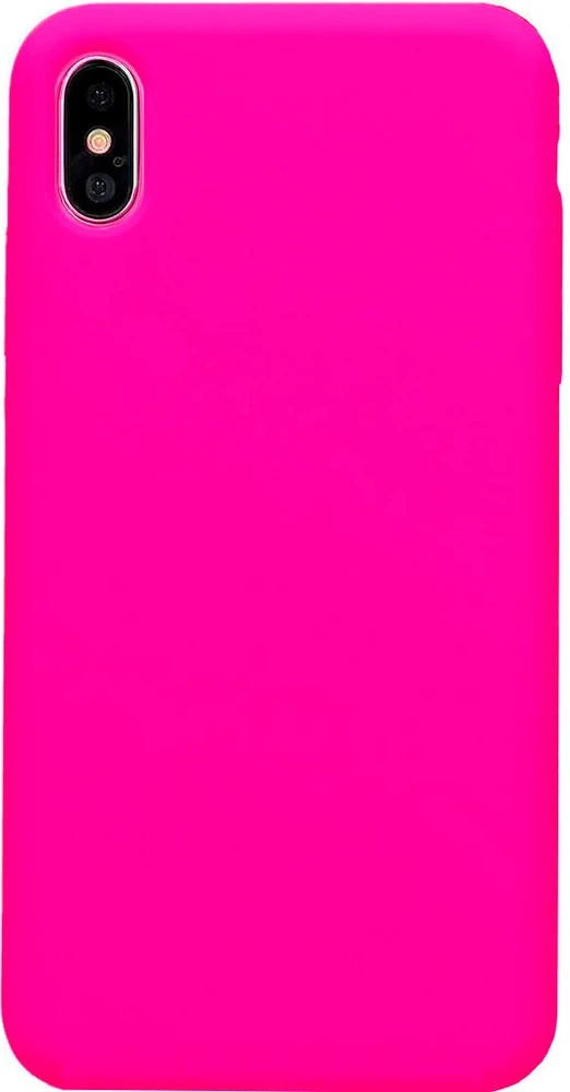Evelatus Apple iPhone XR Premium Soft Touch Silikoninis dėklas Hot Rožinė