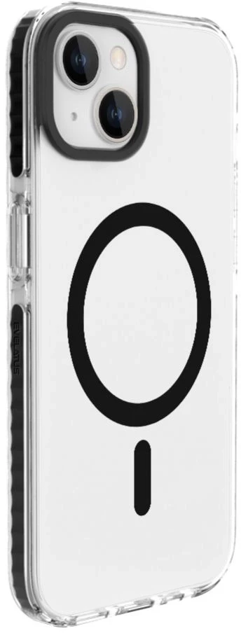 Evelatus Apple iPhone 15 Plus Clear Case PC+TPU With MagSafe Transparent Juodas