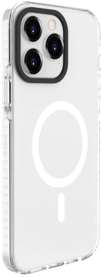 Dėklas Evelatus Apple iPhone 15 Pro Max Clear Case PC+TPU With MagSafe Transparent