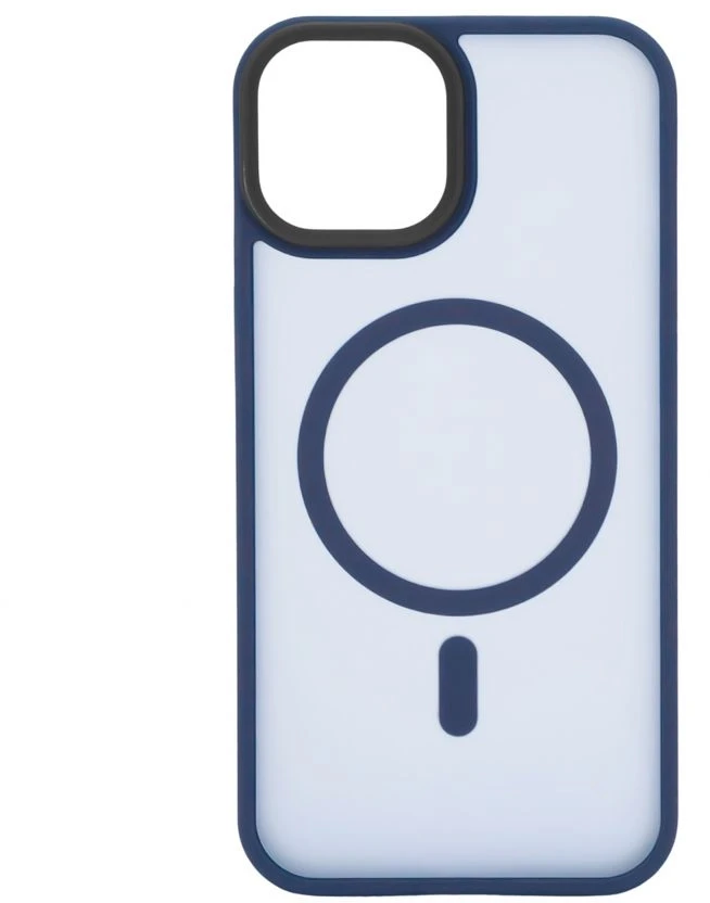 Dėklas Evelatus Apple iPhone 13 Pro Max Hybrid Case With MagSafe PC+TPU Mėlyna