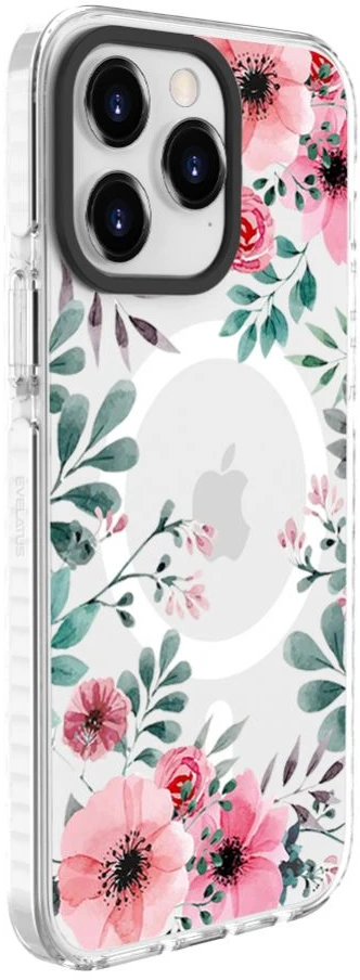 Dėklas Evelatus iPhone 15 Pro PC+TPU ar MagSafe pielāgotu drukāšanu caurspīdīgs