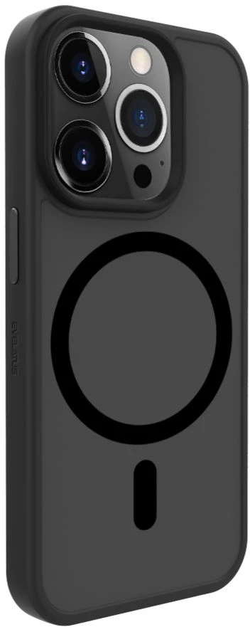 Evelatus Apple iPhone 15 Pro Hybird Case With Magsafe PC+TPU Juodas