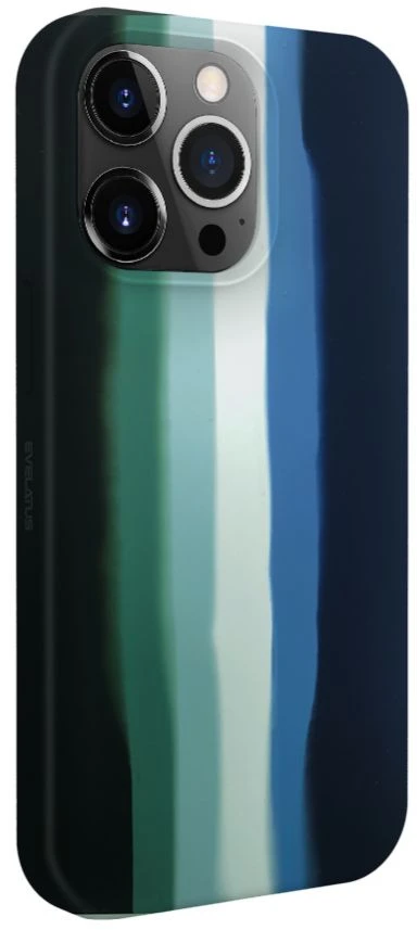 Dėklas Evelatus Apple iPhone 15 Pro Max Silicone case Multi-Colored Žalias