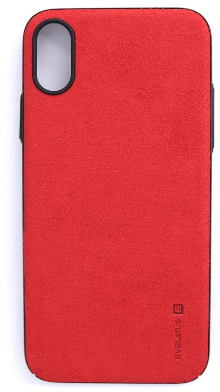 Dėklas Evelatus Apple iPhone X Velvet Raudona